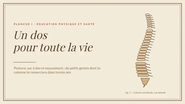 Couverture de la présentation « Un dos pour toute la vie »