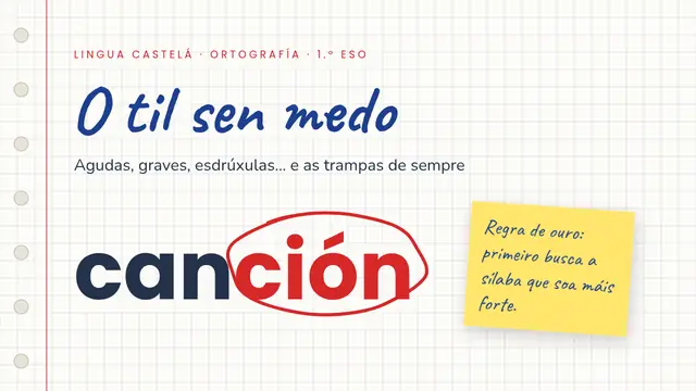Portada da presentación «O til sen medo»