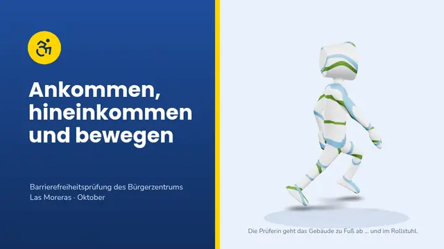 Titelfolie der Präsentation „Barrierefreiheit: das Bürgerzentrum“