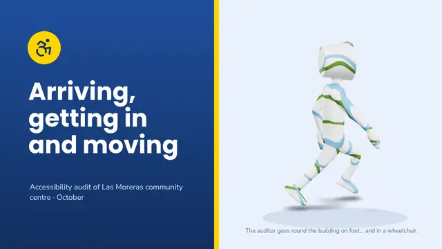 Cover of the presentation “Accessibility: the community centre”