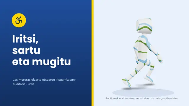 «Irisgarritasuna: gizarte etxea» aurkezpenaren azala