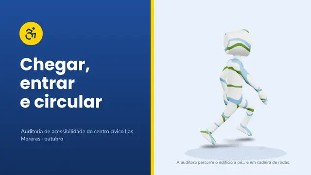 Capa da apresentação «Acessibilidade: o centro cívico»