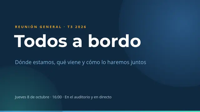 Portada de la presentación «Reunión general (all-hands)»