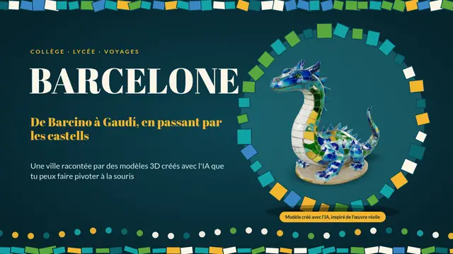Couverture de la présentation « Barcelone : Gaudí, Barcino et castells »