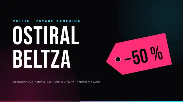 «Ostiral Beltzeko kanpaina» aurkezpenaren azala