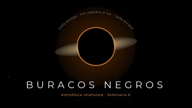 Portada da presentación «Buracos negros»