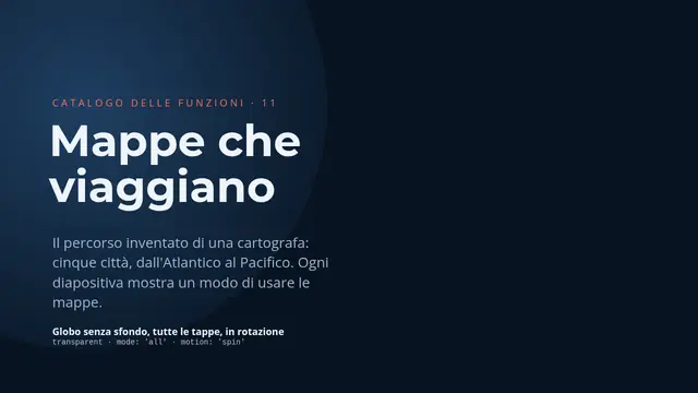 Copertina della presentazione «Catalogo: mappe»