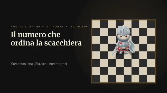 Copertina della presentazione «Elo: come si misura la forza»