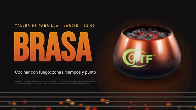 Portada de la presentación «Brasa y parrilla»