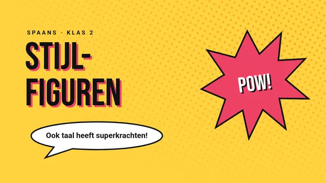 Titeldia van de presentatie ‘Stijlfiguren als strip’