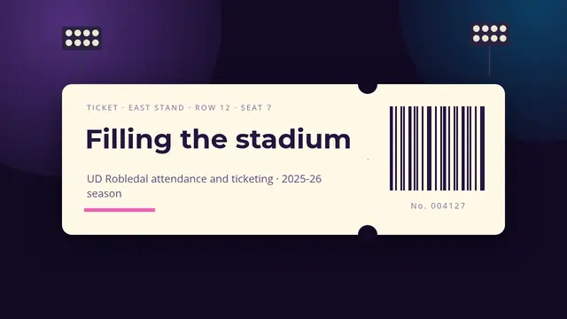 Cover of the presentation “Filling the stadium”