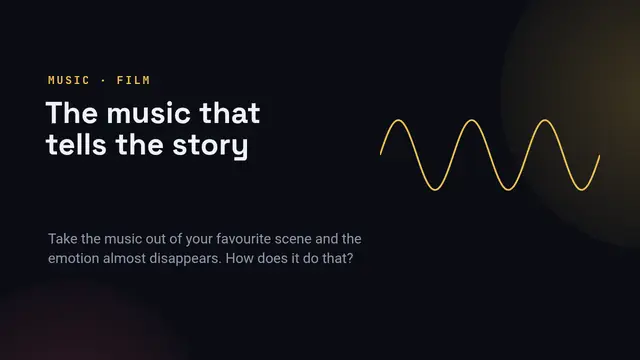 Cover of the presentation “Film soundtracks”