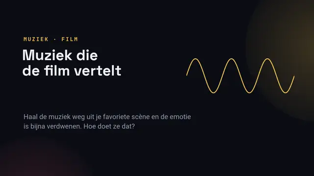 Titeldia van de presentatie ‘Filmmuziek’