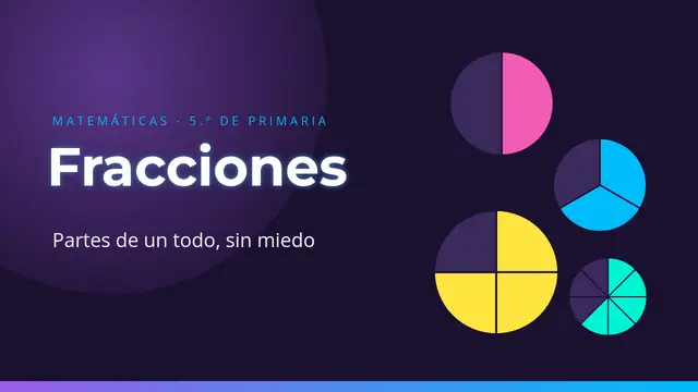 Portada de la presentación «Fracciones»