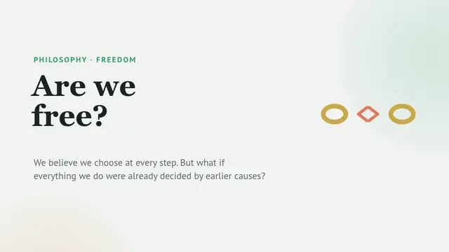 Cover of the presentation “Freedom and responsibility”