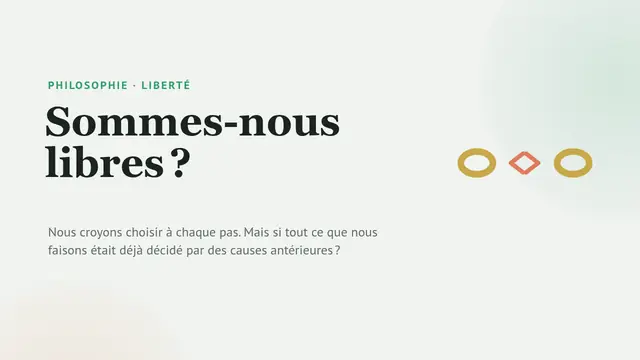 Couverture de la présentation « Liberté et responsabilité »