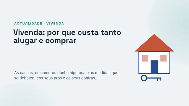 Portada da presentación «Vivenda: por que custa tanto alugar e mercar»