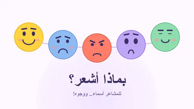 غلاف العرض التقديمي «بماذا أشعر؟»