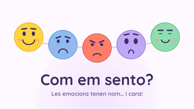 Portada de la presentació «Com em sento?»