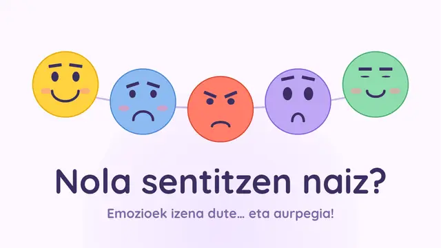 «Nola sentitzen naiz?» aurkezpenaren azala