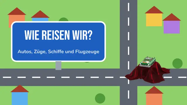 Titelfolie der Präsentation „Wie reisen wir?“