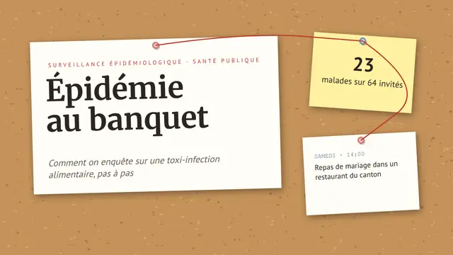 Couverture de la présentation « Enquêter sur une toxi-infection alimentaire »