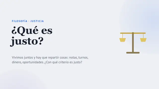Portada de la presentación «Justicia y convivencia»