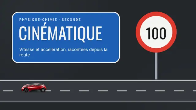 Couverture de la présentation « Cinématique : vitesse et accélération »