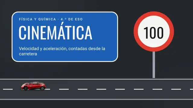 Portada de la presentación «Cinemática: velocidad y aceleración»