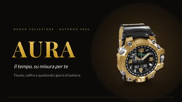 Copertina della presentazione «Lancio: smartwatch»