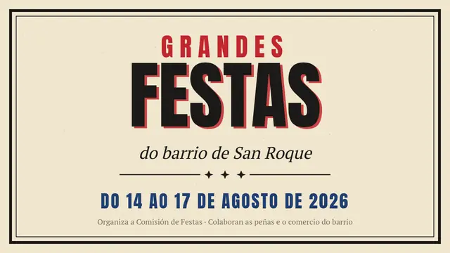 Portada da presentación «Cartel de imprenta: as festas do barrio»