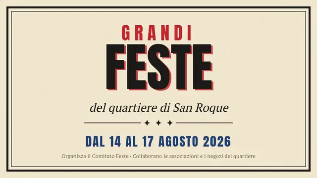 Copertina della presentazione «Manifesto tipografico: la festa del quartiere»