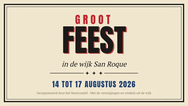 Titeldia van de presentatie ‘Drukkersaffiche: het buurtfeest’