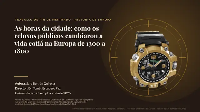 Portada da presentación «Defensa do TFM: Humanidades (Historia)»