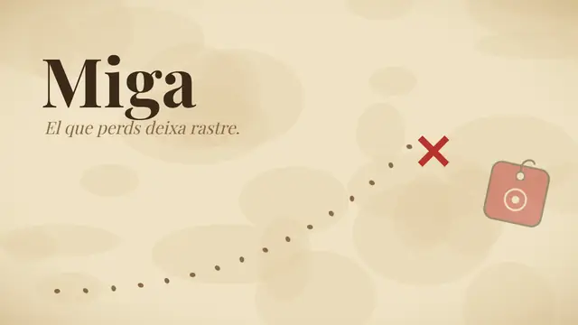Portada de la presentació «Miga: localitzador per no perdre res»