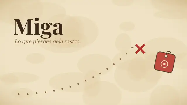 Portada de la presentación «Miga: localizador para no perder nada»