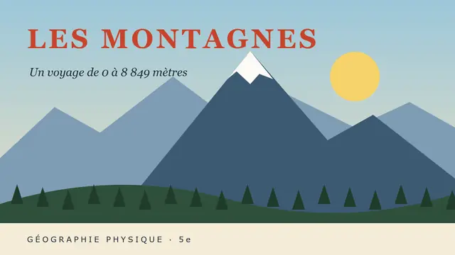 Couverture de la présentation « Les montagnes »