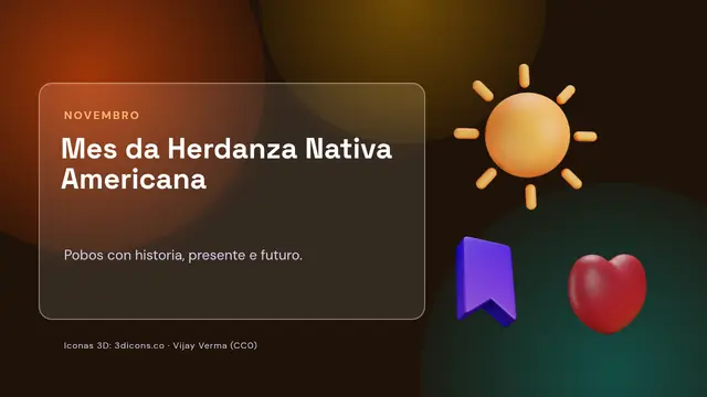 Portada da presentación «Mes da Herdanza Nativa Americana»