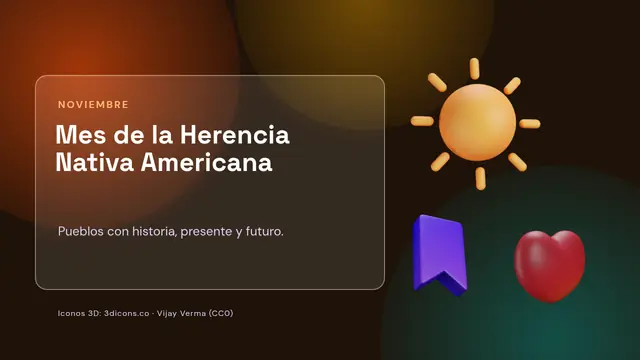 Portada de la presentación «Mes de la Herencia Nativa Americana»