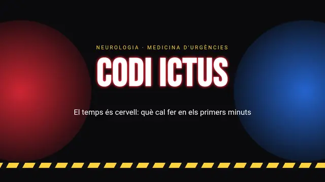 Portada de la presentació «Neurologia: codi ictus»