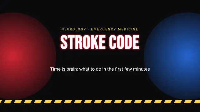 Cover of the presentation “Neurology: stroke code”