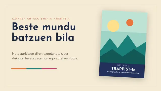 «Beste mundu batzuen bila» aurkezpenaren azala