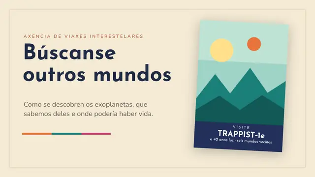 Portada da presentación «Búscanse outros mundos»