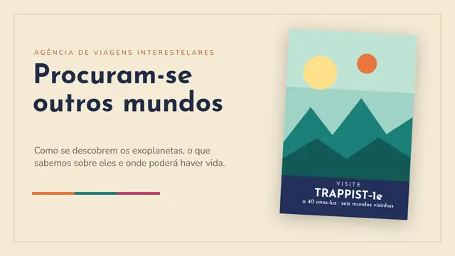 Capa da apresentação «Procuram-se outros mundos»