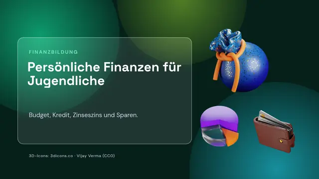 Titelfolie der Präsentation „Persönliche Finanzen für Jugendliche“