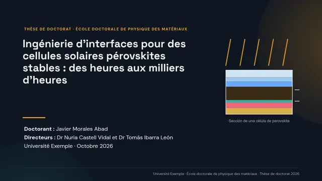 Couverture de la présentation « Soutenance de thèse de doctorat : Physique des matériaux »