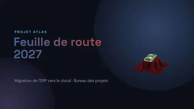 Couverture de la présentation « Feuille de route d'un projet »
