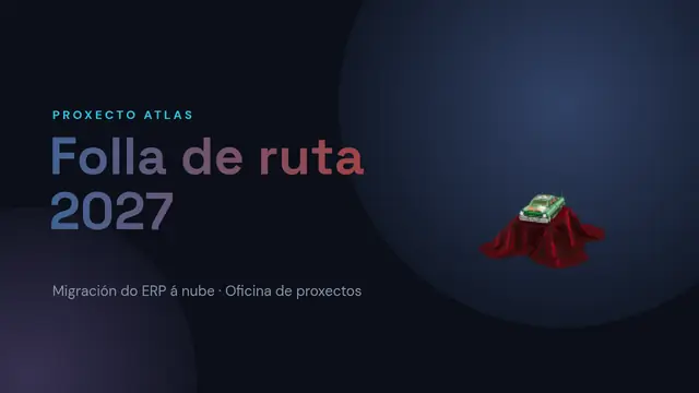 Portada da presentación «Folla de ruta dun proxecto»