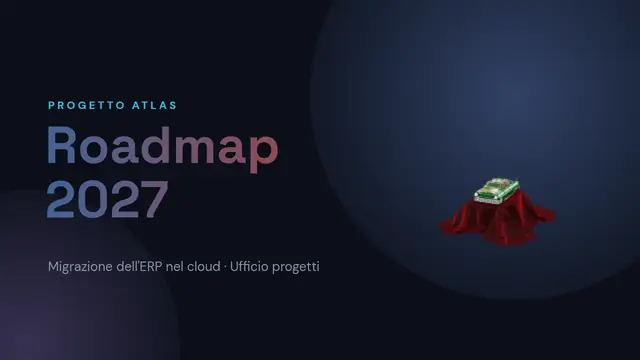 Copertina della presentazione «Roadmap di un progetto»