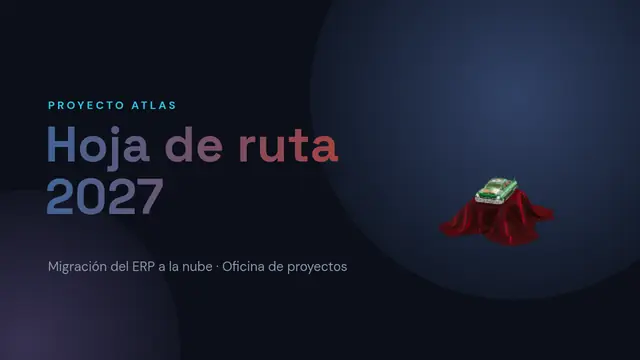 Portada de la presentación «Hoja de ruta de un proyecto»